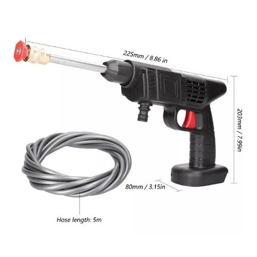 Hidrolavadora Inalámbrica 48V con Doble Batería | Alta Presión 464 PSI y Espuma de Lavado Profesional